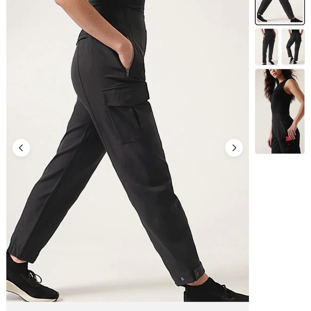 Athleta Black Cargo Pants